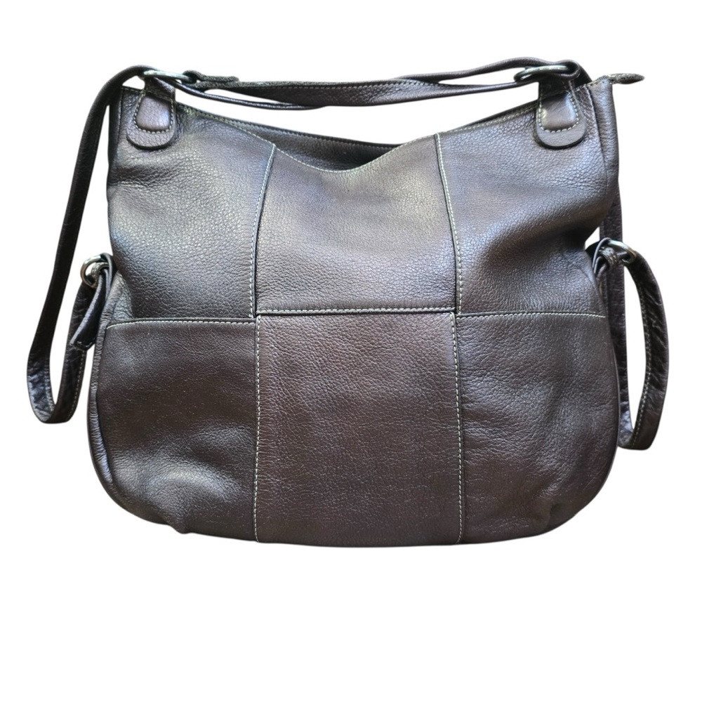 Norm Thompson Convertible Metallic Bronze Copper Leather Bag Backpack